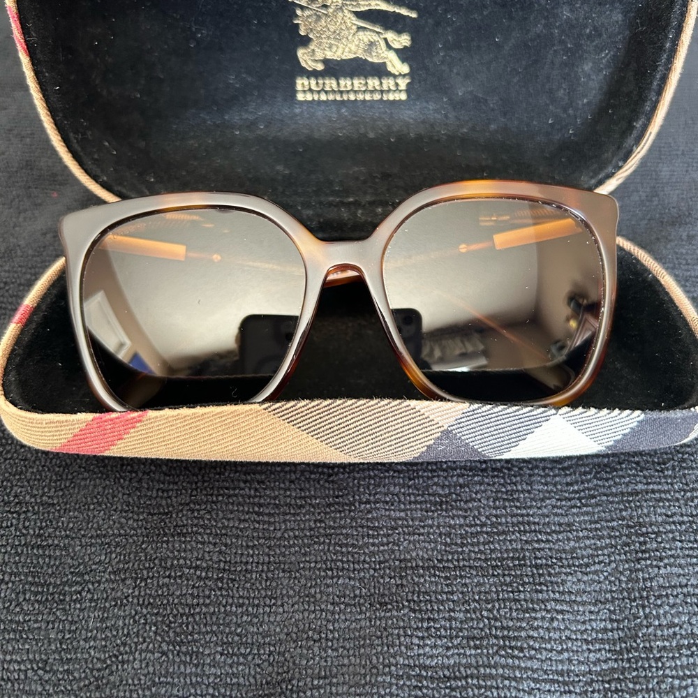 EUC Burberry Brown Sunglasses with Case